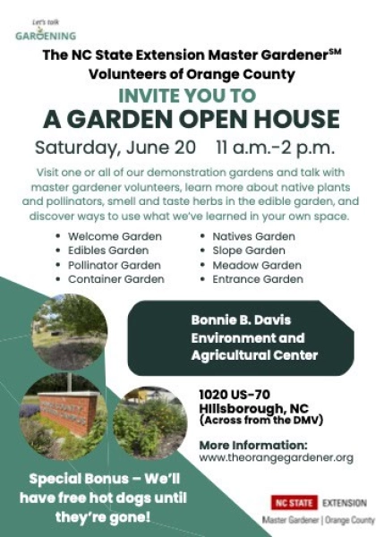 Garden Open House in Hillsborough