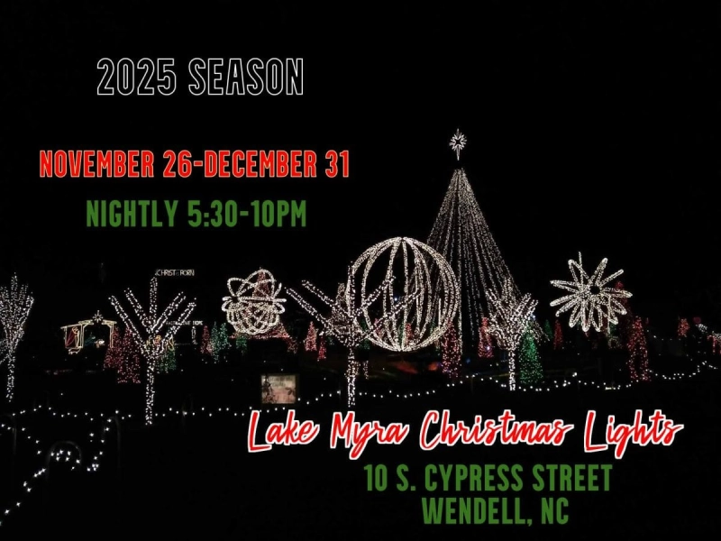 Lake Myra Christmas Lights: Wendell's Dazzling Holiday Spectacle
 -  - Poster