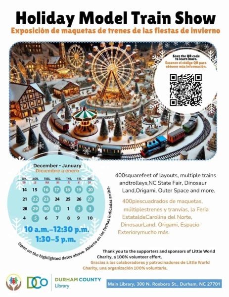 Little WORLD Holiday Train Show: A Charitable Journey
 -  - Poster