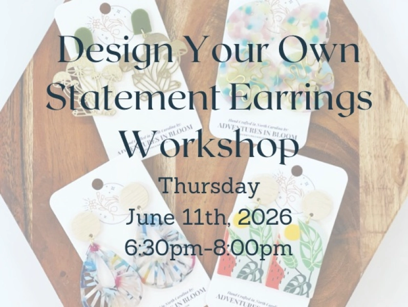 Design Your Own Statement Earrings Workshop