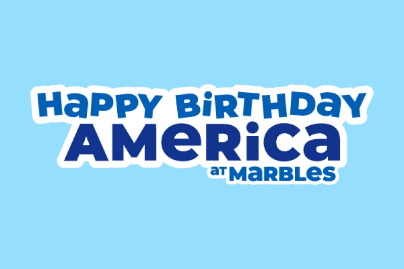 Happy Birthday America Party at Marbles