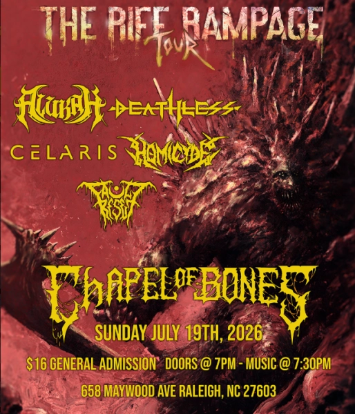 Alukah / Deathless / Celaris / Homicyde / Fault Reset