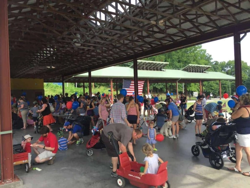 Children's Independence Day Parade at Durham Central Park