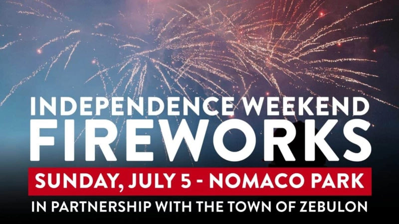 Independence Weekend Fireworks after Zebulon Devil Dogz Game