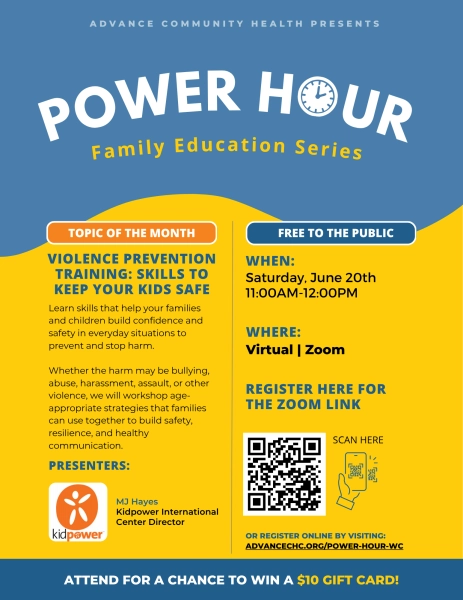Wake County Power Hour: Family Education Series
