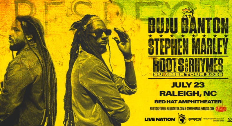 Buju Banton & Stephen Marley: Roots And Rhymes U.S. Summer Tour 2026