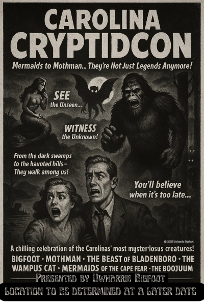 Carolina CryptidCon Tour: Mermaids to Mothman