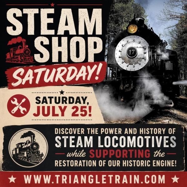 Steam Shop Saturday at New Hope Valley Railway