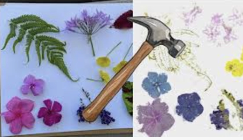 Flower Hammering Workshop