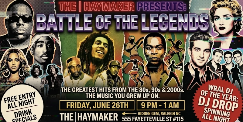 Battle Of The Legends: 80s, 90s, and 2000s