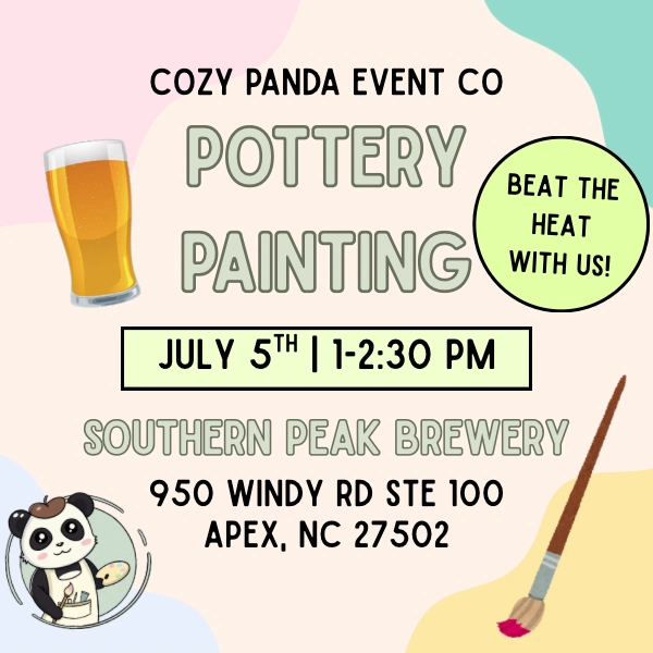 Pottery Painting with Cozy Panda