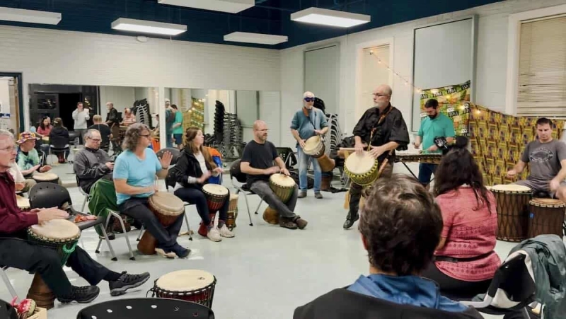 Raleigh Drum Circle Hoop Jam Wednesdays
 -  - Poster