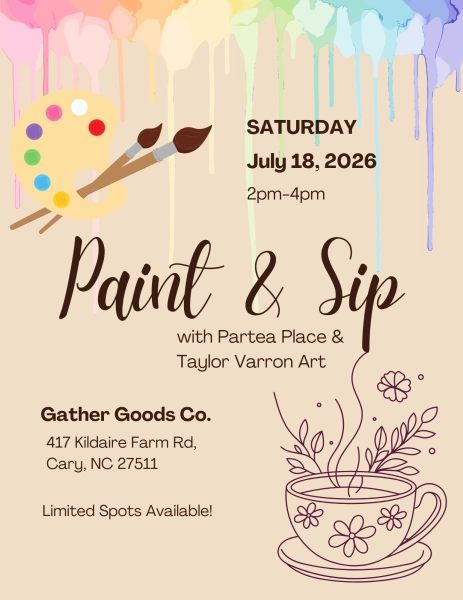 Paint & Sip Tea Party