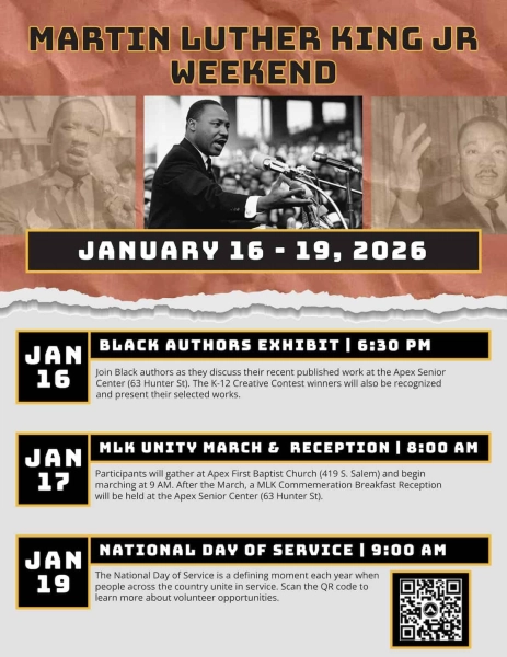 Apex MLK Day Celebration 2026 A Weekend of Service and Remembrance
