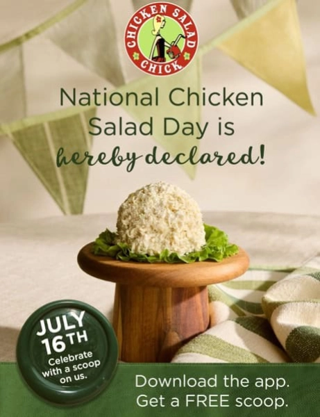 National Chicken Salad Day at Chicken Salad Chick