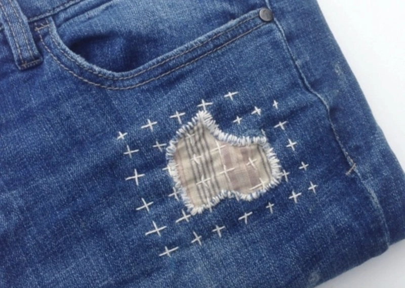 Sewing Level 1: Visible Mending - Denim