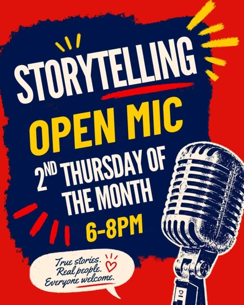 Storytelling Open Mic at Common Market Durham