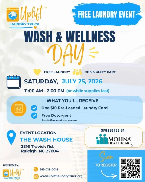 Free Laundry Day with Uplift Laundry Truck