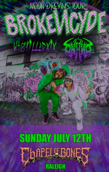 Brokencyde, WHOKILLEDXIX, Oni Inc., Unrepentant, and Miss Mxchina Live