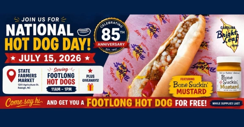 National Hot Dog Day Celebration at State Farmers Market