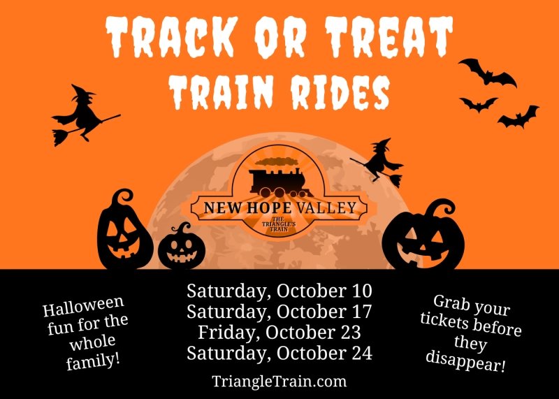 Track or Treat at New Hope Valley Railway