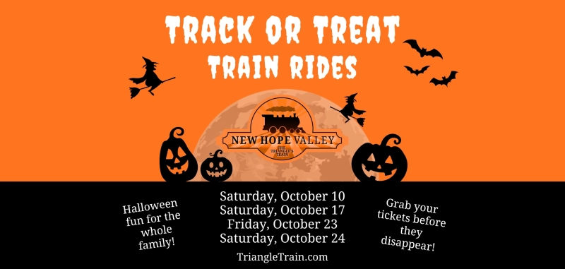 Track or Treat at New Hope Valley Railway