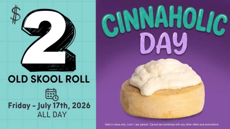 Cinnaholic Day: Two Dollar Old Skool Rolls