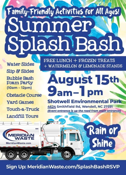 Shotwell Environmental Park Summer Splash Bash