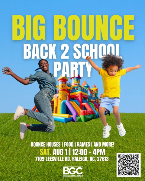 Big Bounce Back 2 School Party
