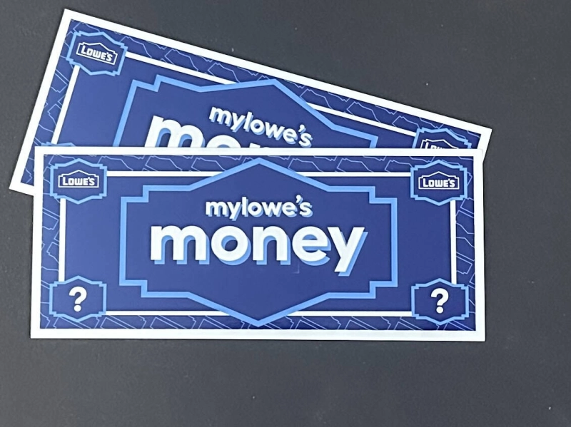 MyLowe's Money Days Promotion