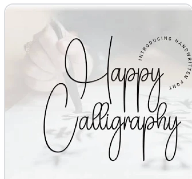 Casual Calligraphy Lettering