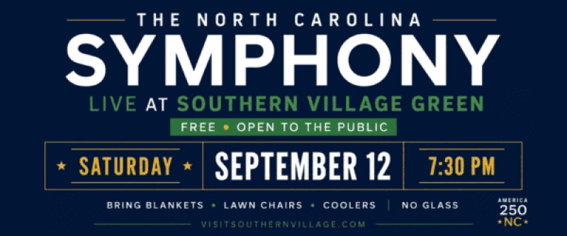 North Carolina Symphony Free Concert at Southern Village