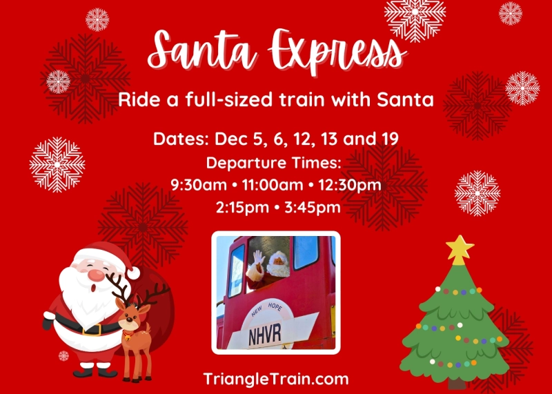 Santa Express at New Hope Valley Railway