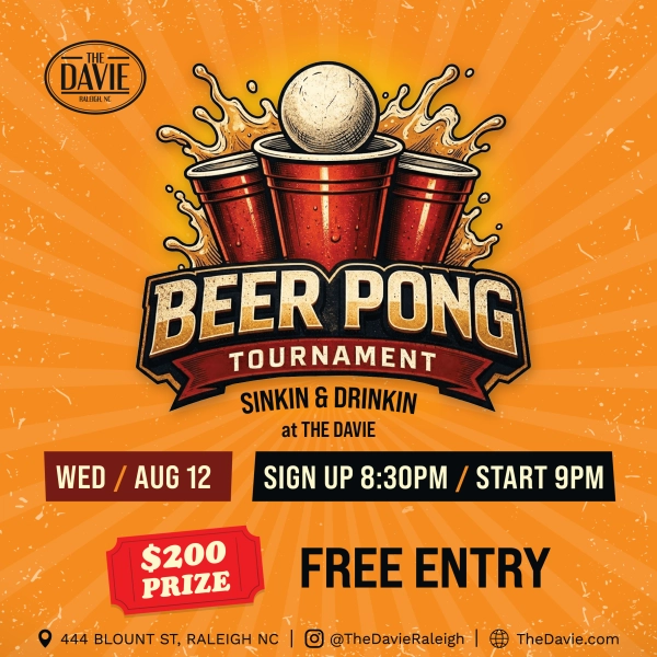 Sinkin' & Drinkin' Beer Pong Tournament at The Davie