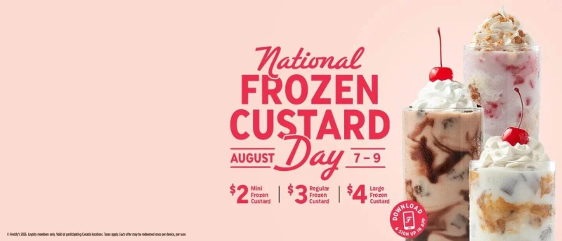 National Frozen Custard Day: Discounted Cones at Freddy's