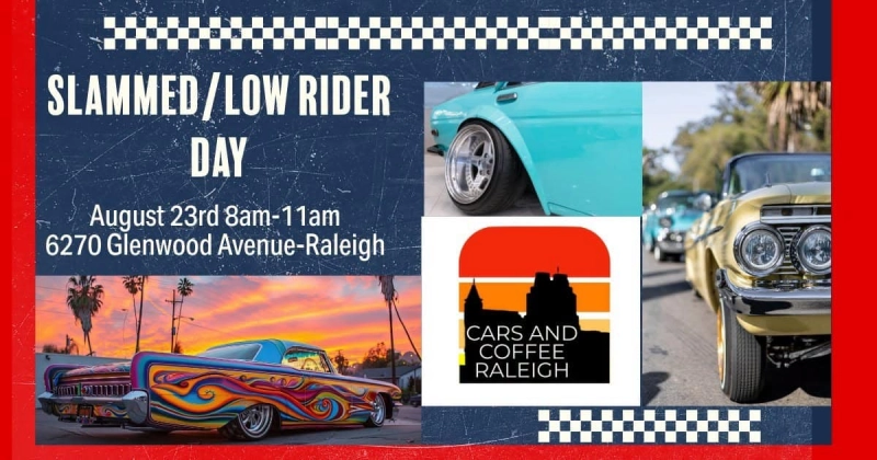 Cars and Coffee Raleigh: Slammed and Low Rider Day