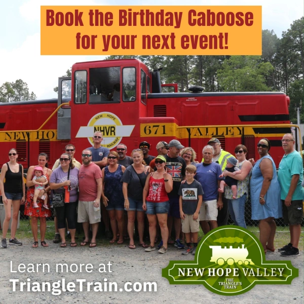 New Hope Valley Railway excursion train