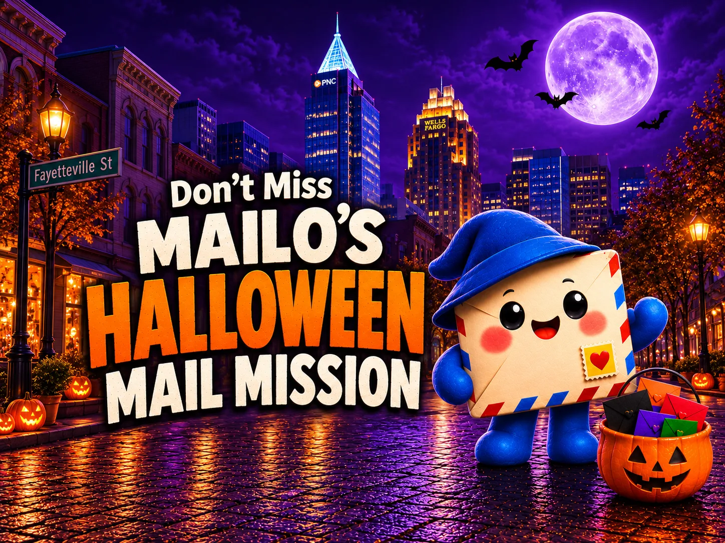 A Halloween Mail Adventure for Triangle Families